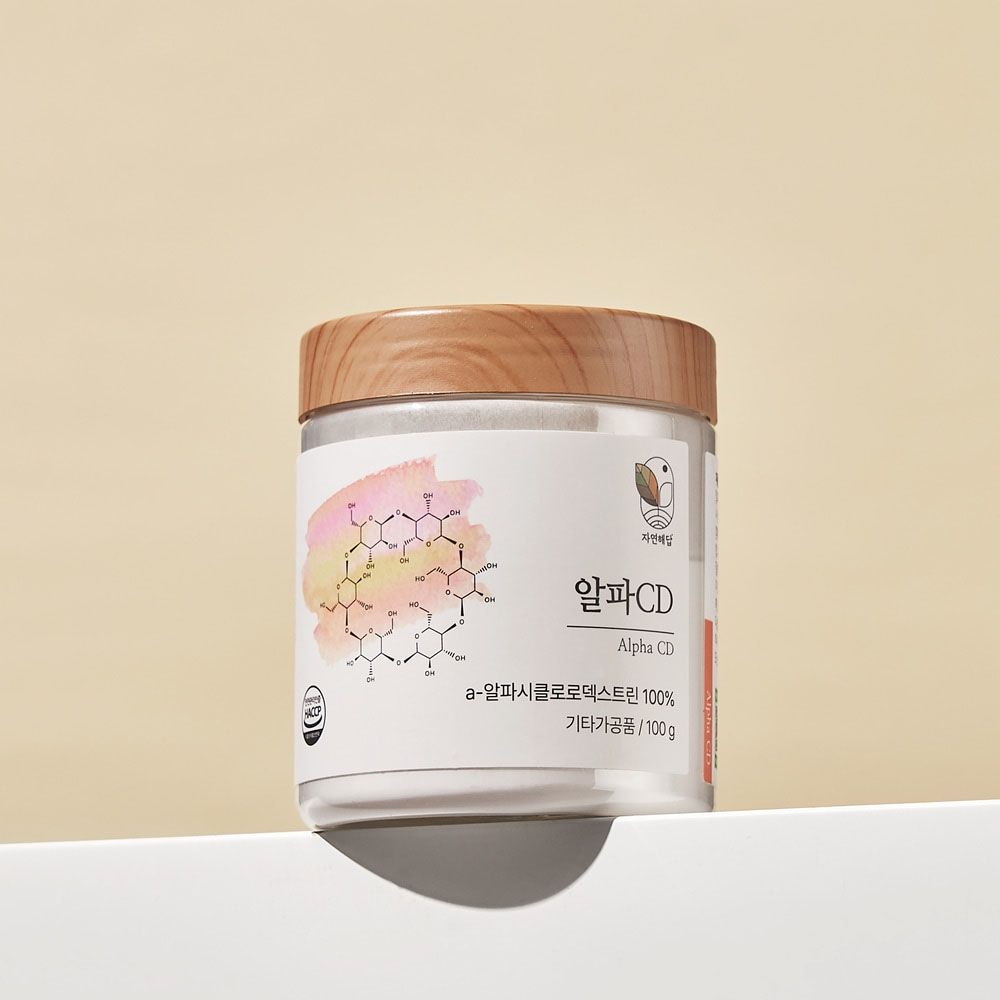 JAYEONHEADAB Alpha CD 100g 100% Pure Alpha-Cyclodextrin Dietary Fiber Powder _ Made in Korea
